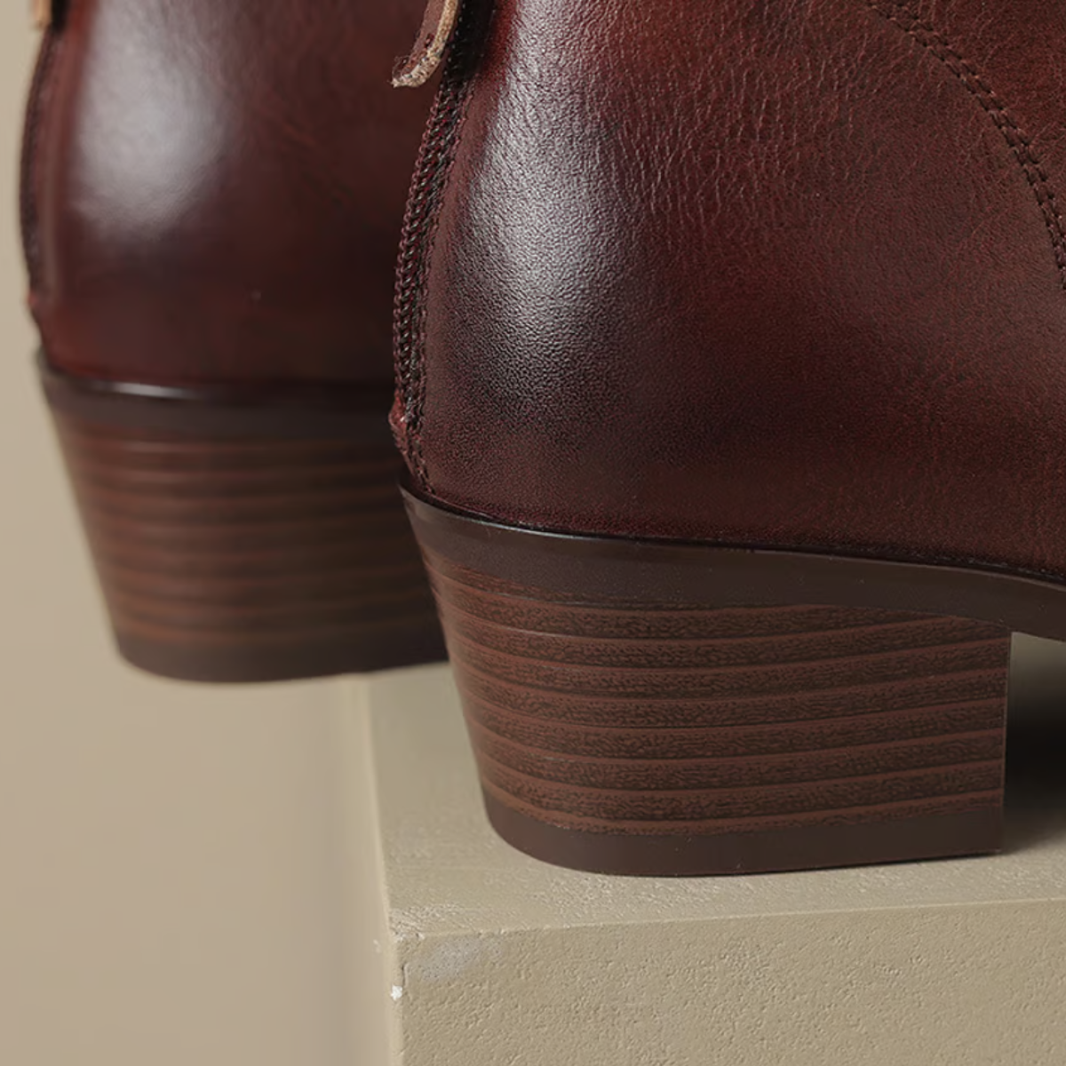 Camille | Botines de Tacón Bajo
