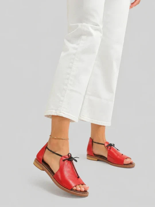 Liliana | Sandalias Planas con Cordones