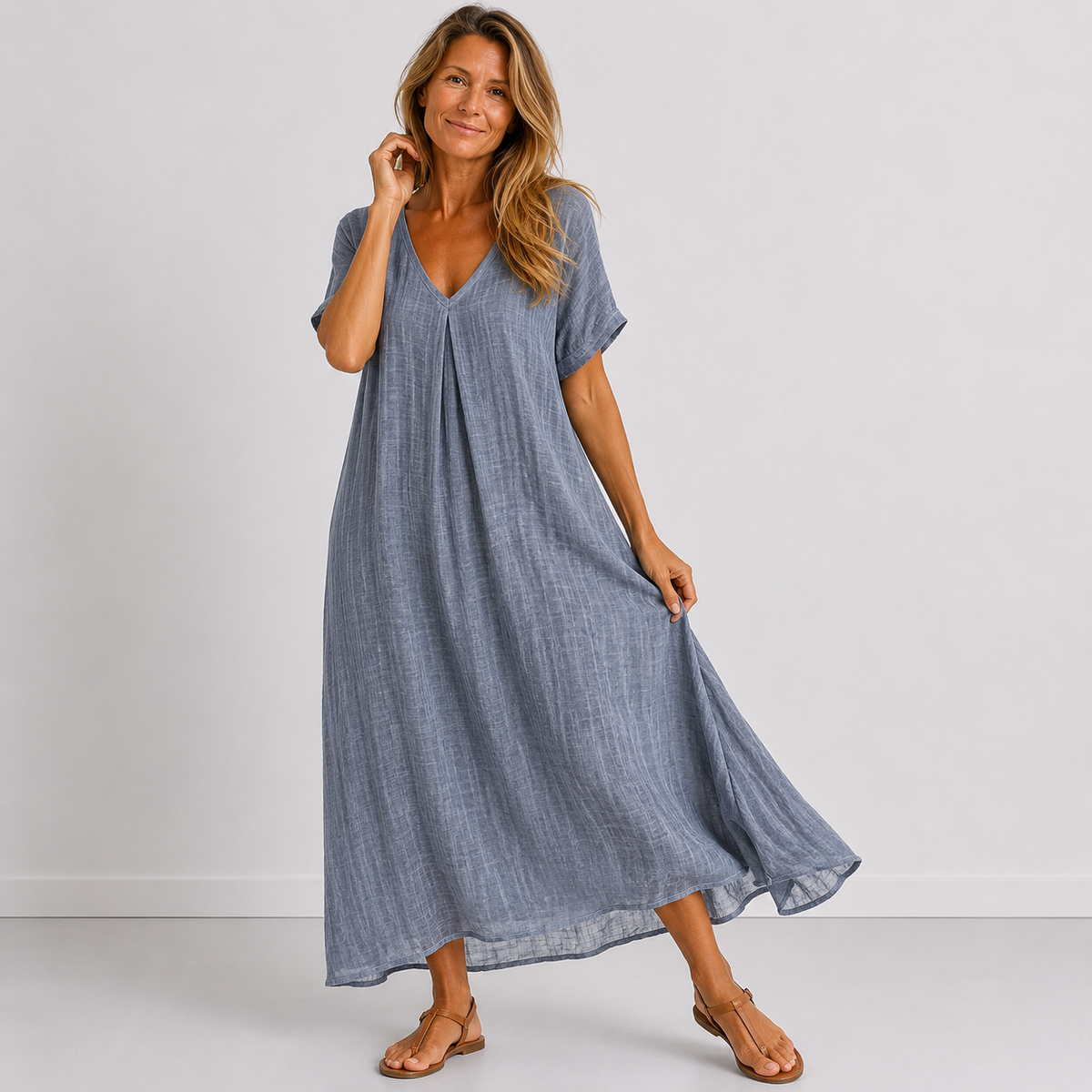 Anaïs | Vestido Maxi Fluido