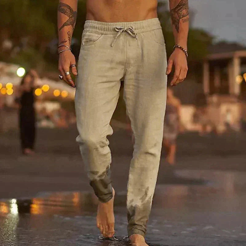 Matteo | Pantalones de Playa en Lino