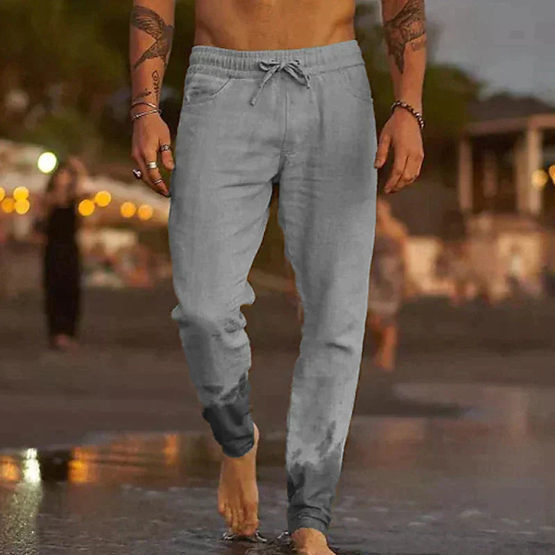 Matteo | Pantalones de Playa en Lino
