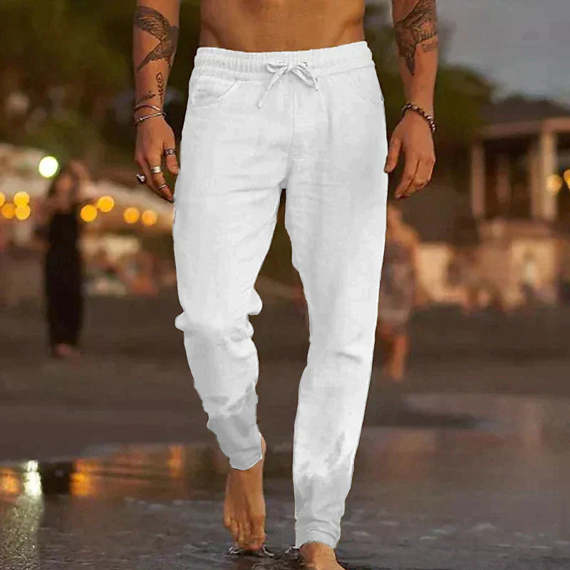 Matteo | Pantalones de Playa en Lino