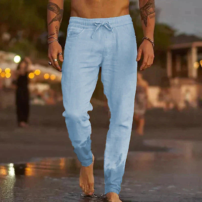 Matteo | Pantalones de Playa en Lino