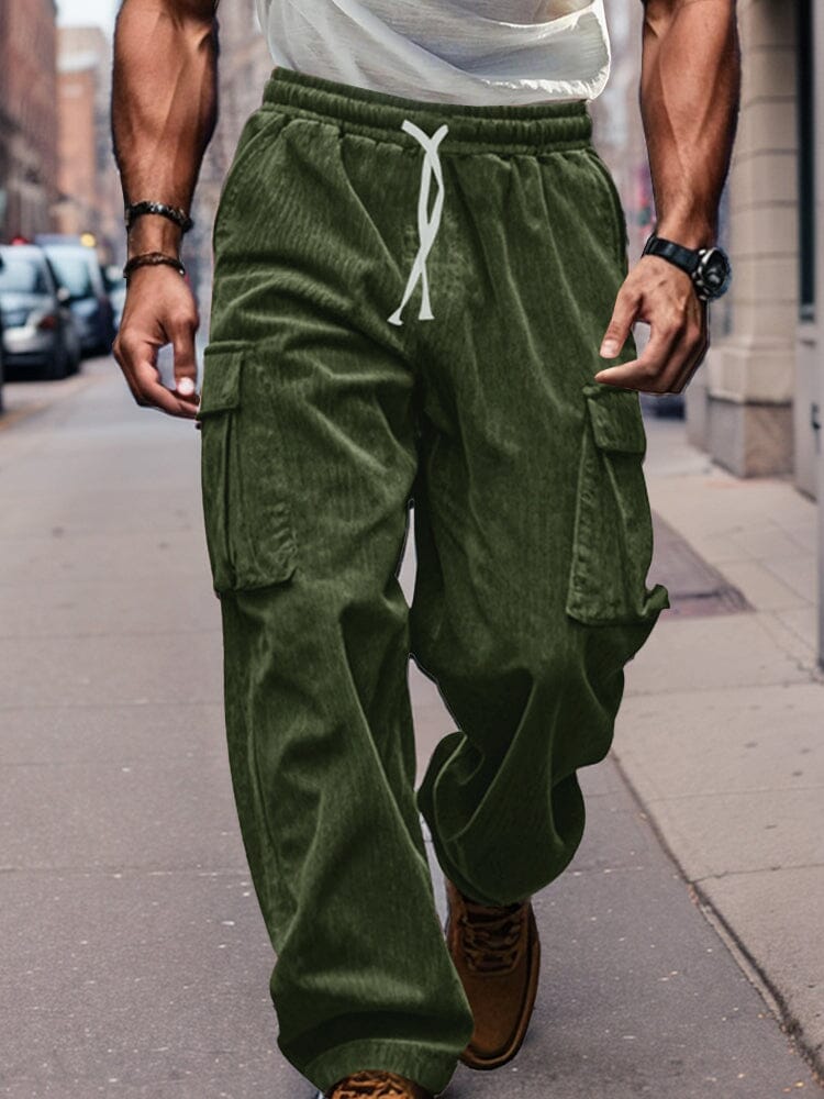 Ismael | Pantalón Cargo de Pana Corte Recto