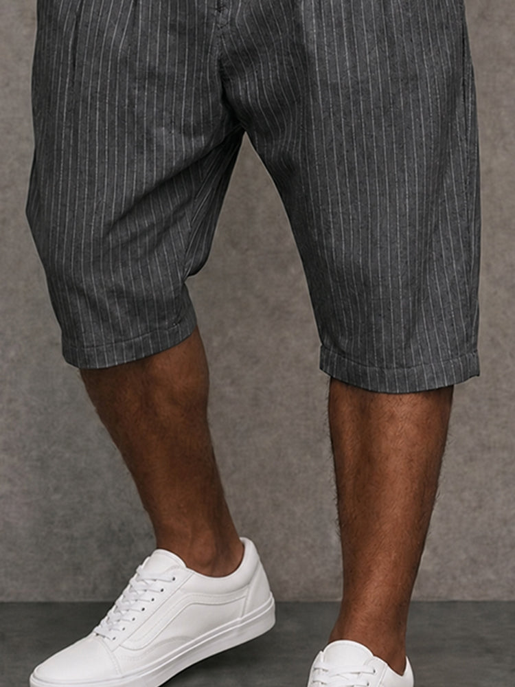 Fermín | Bermuda Elegante con Botón Decorativo