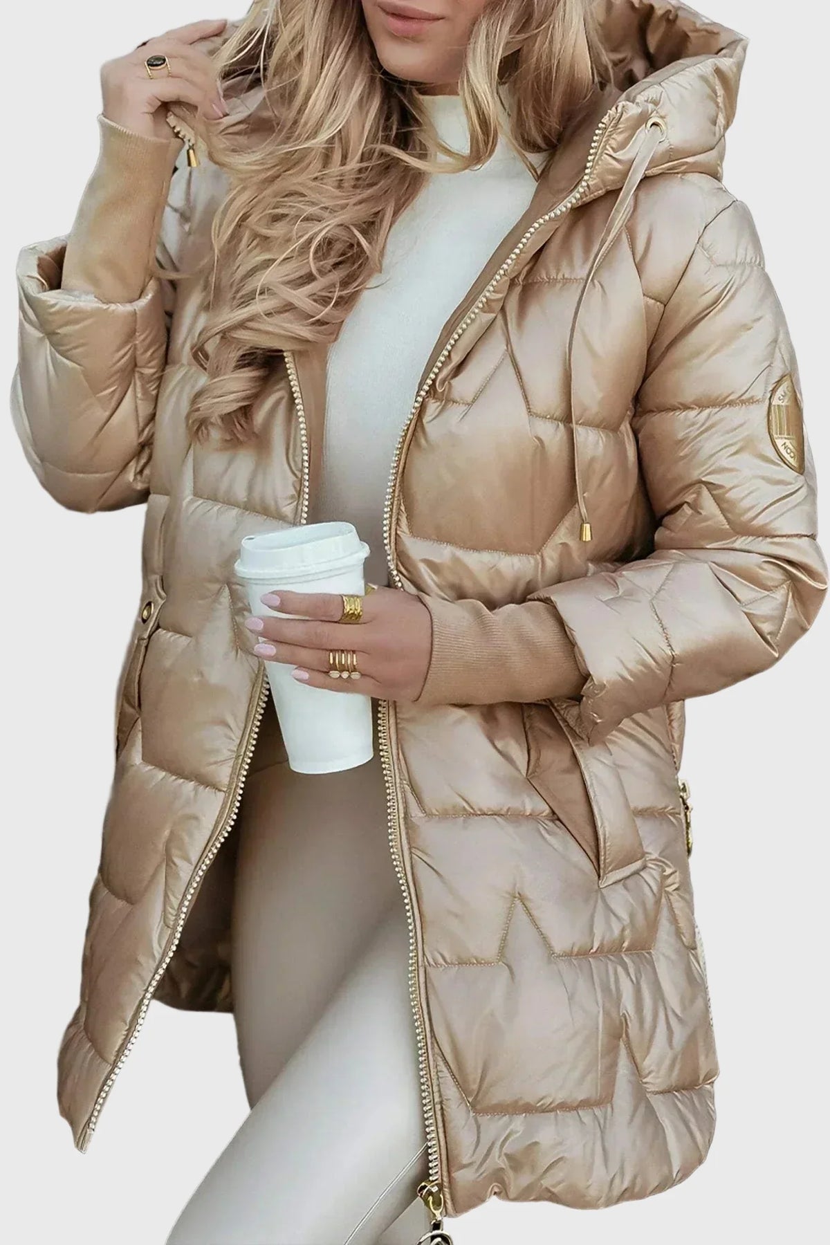 Lia | Chaqueta Acolchada con Capucha