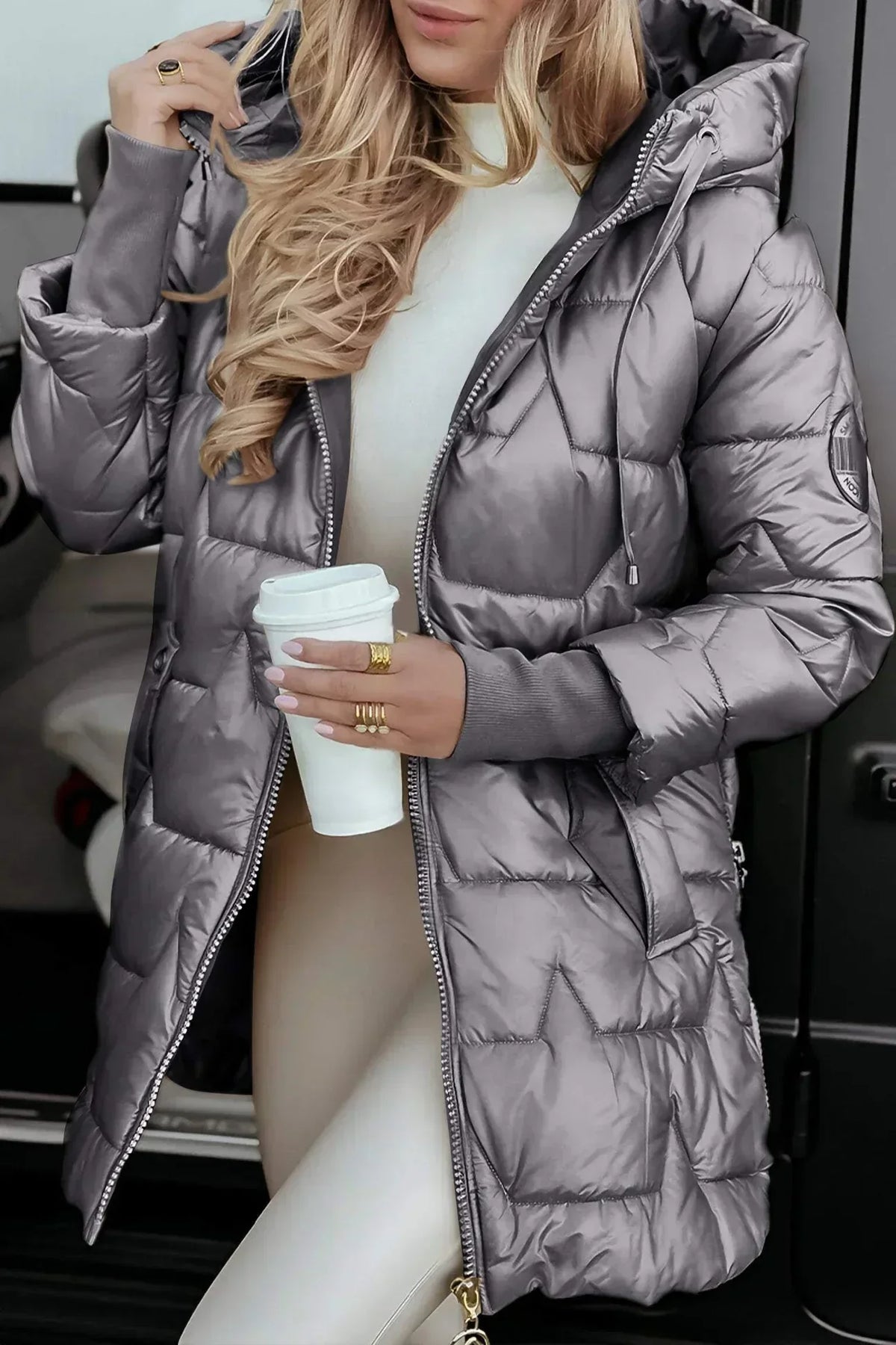 Lia | Chaqueta Acolchada con Capucha