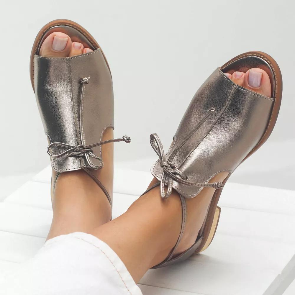 Liliana | Sandalias Planas con Cordones