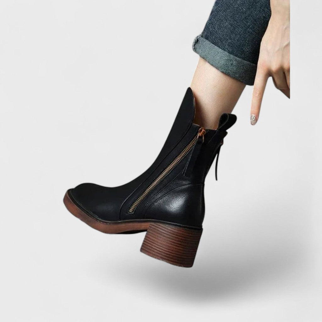 Garciel - Elegantes Botines de Cuero