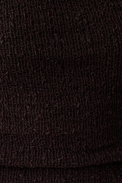 Marisol | Vestido Largo Bouclé Hombros Descubiertos