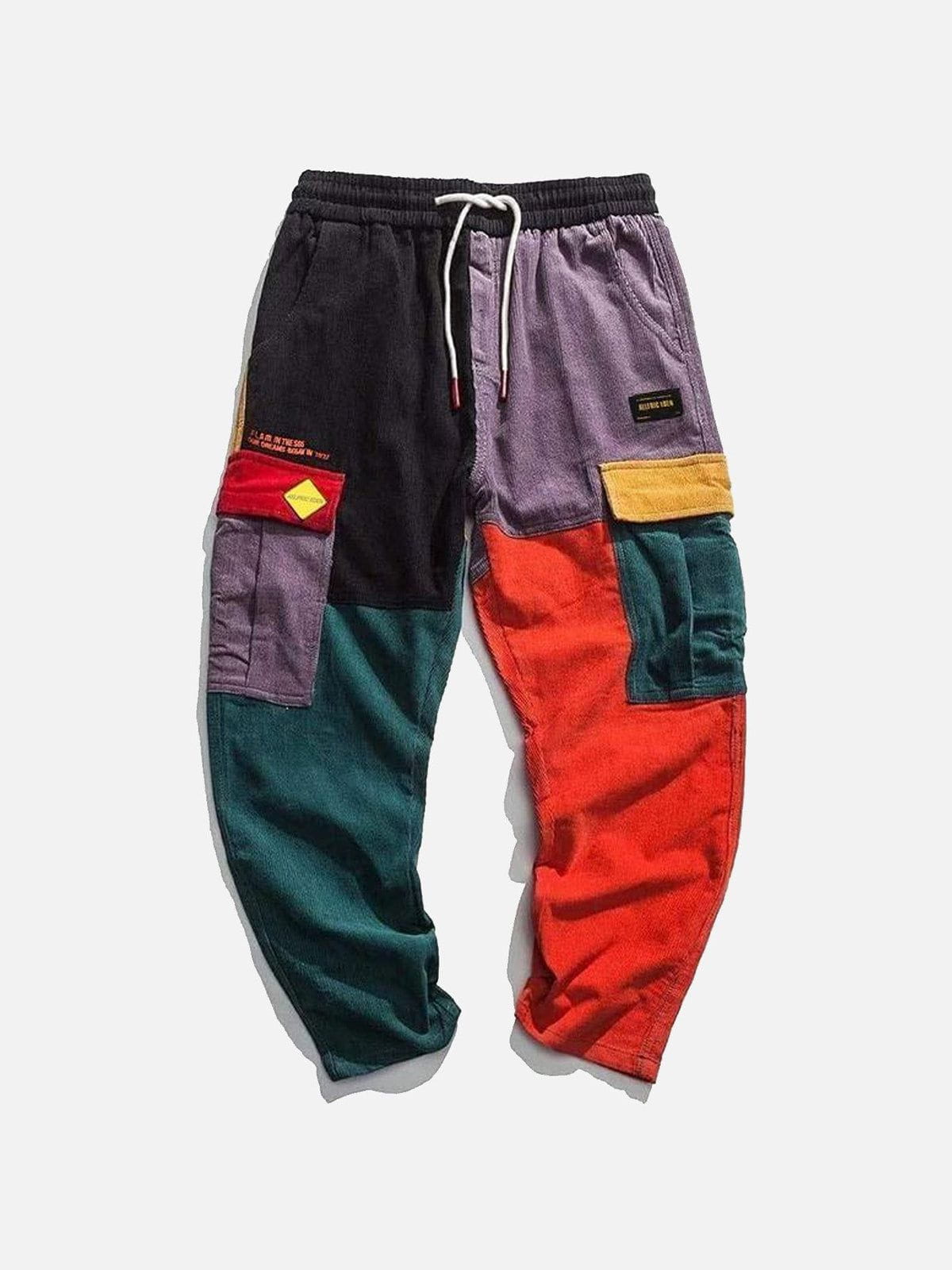 Izan | Pantalón de Pana Patchwork Vuelta a los 90
