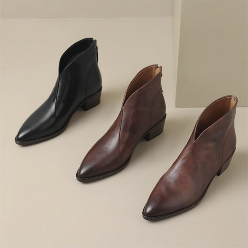 Santino™ | Botines de lujo con tacón bajo