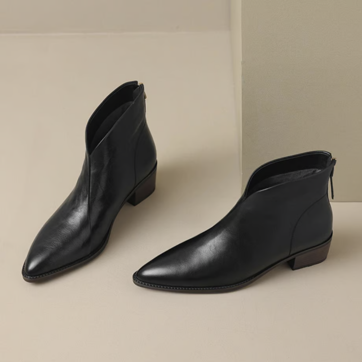 Camille | Botines de Tacón Bajo