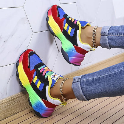 Isolina | Zapatillas Multicolor con Suela Amortiguada