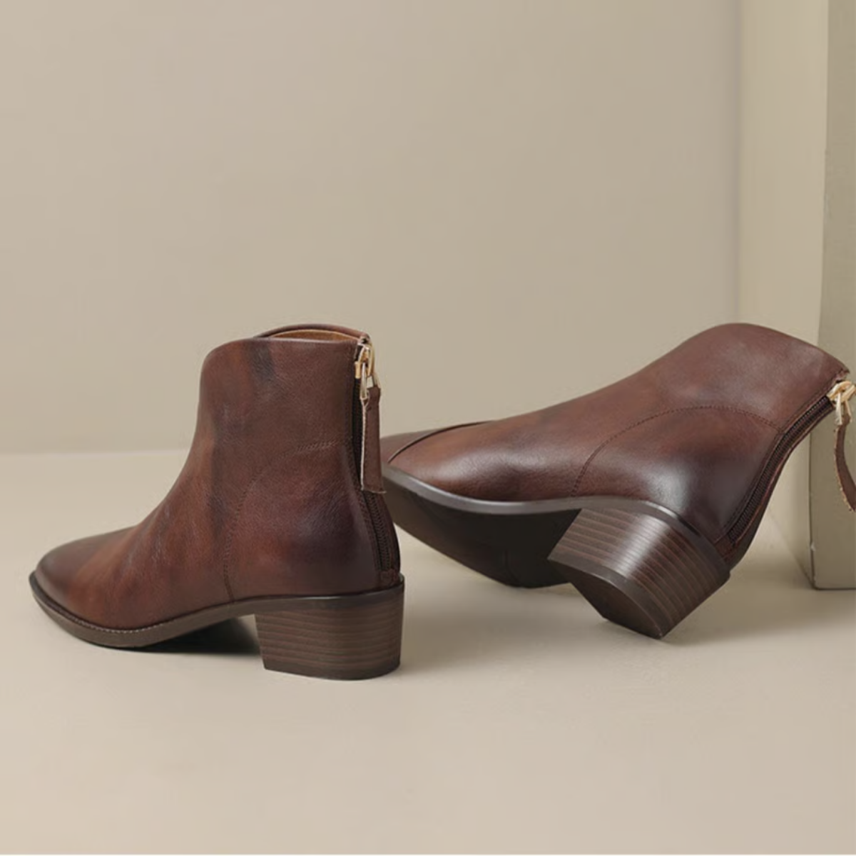 Santino™ | Botines de lujo con tacón bajo