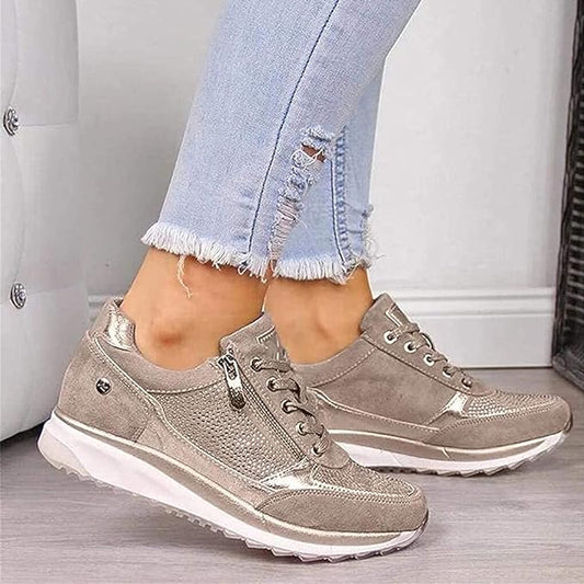 Martina | Zapatillas de Confort con Cremallera