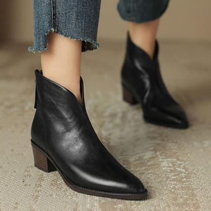 Camille | Botines de Tacón Bajo