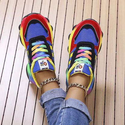 Isolina | Zapatillas Multicolor con Suela Amortiguada
