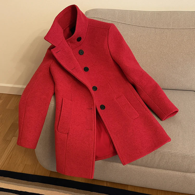 Tessa - Chaqueta de Mujer con Cuello Alto
