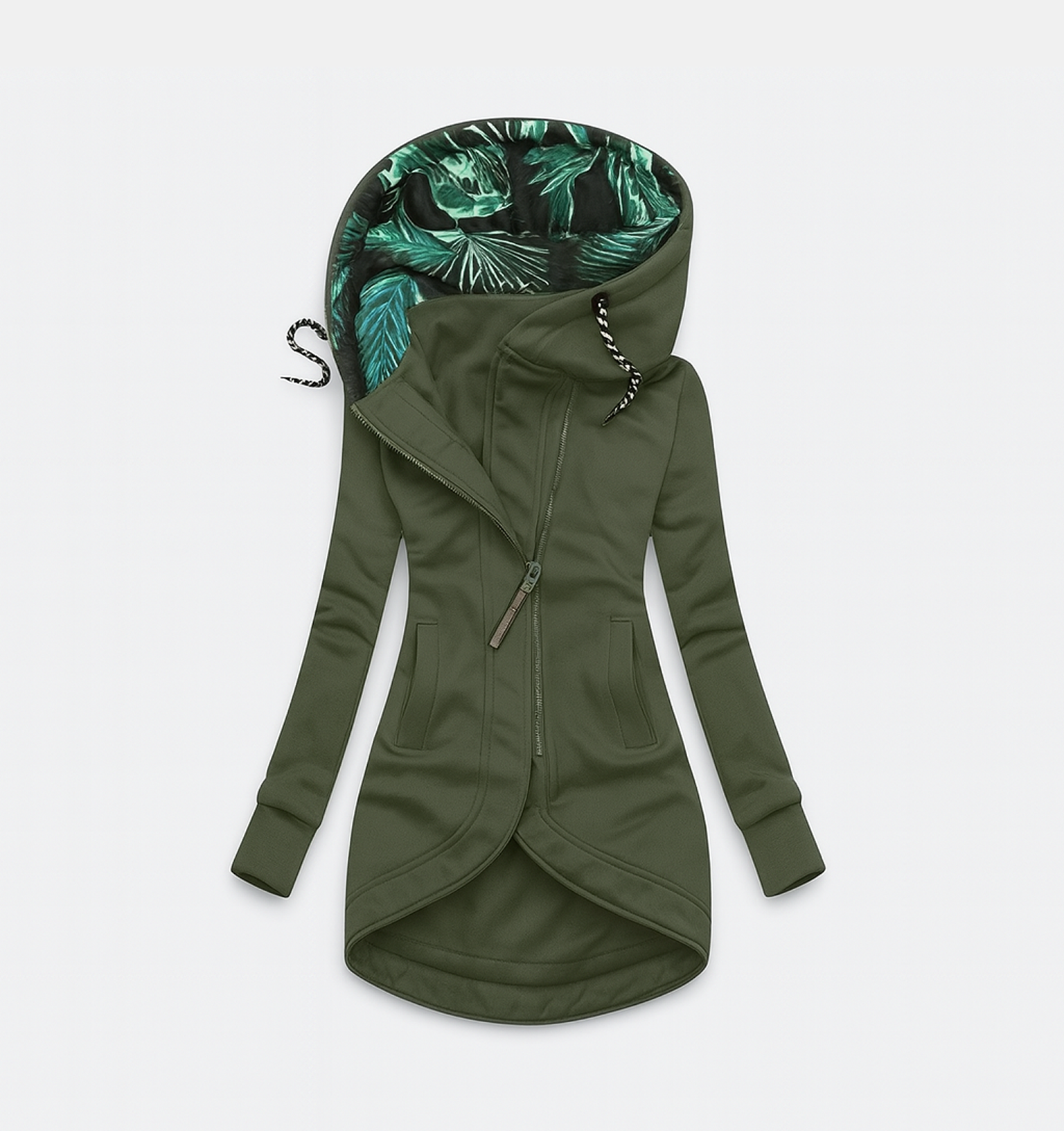 Abrigo ligero de invierno para mujer
