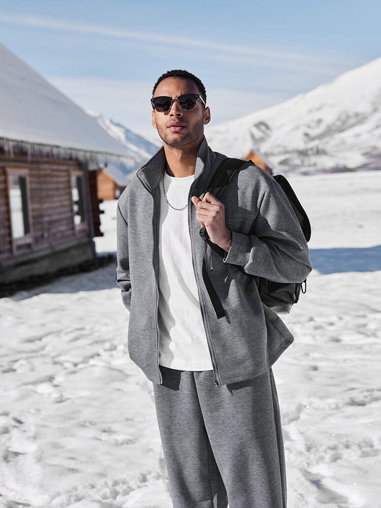 Athleisure Regular Fit Jacket Outfit (Live Only)
