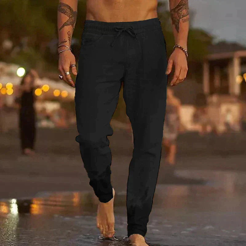 Matteo | Pantalones de Playa en Lino