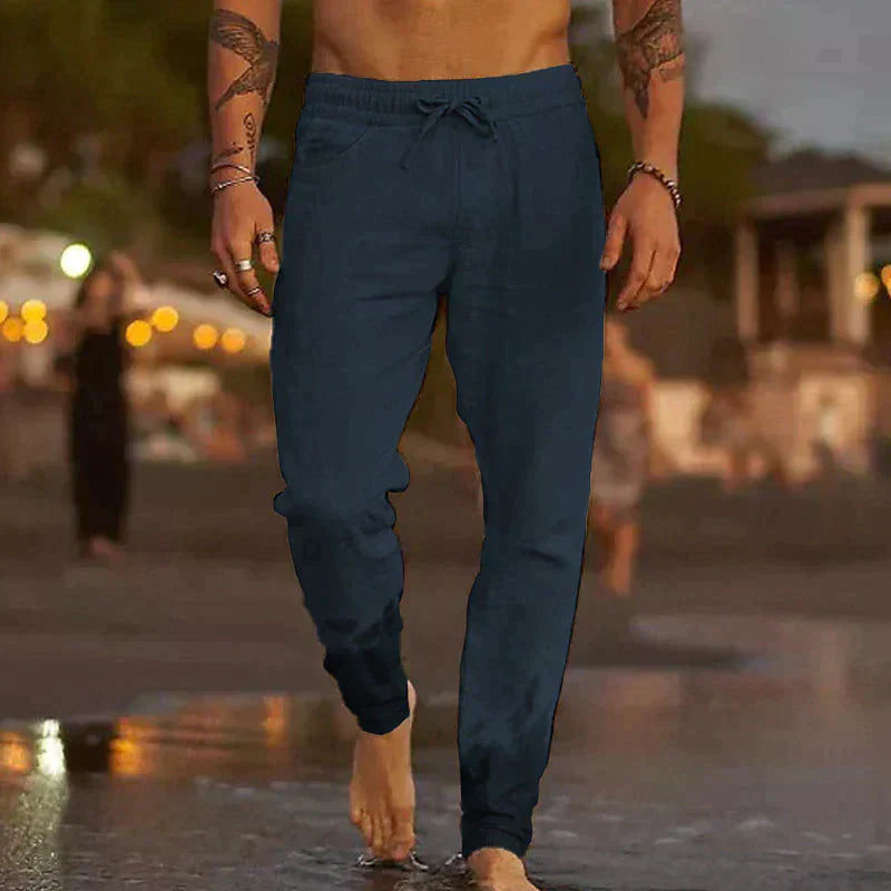 Matteo | Pantalones de Playa en Lino