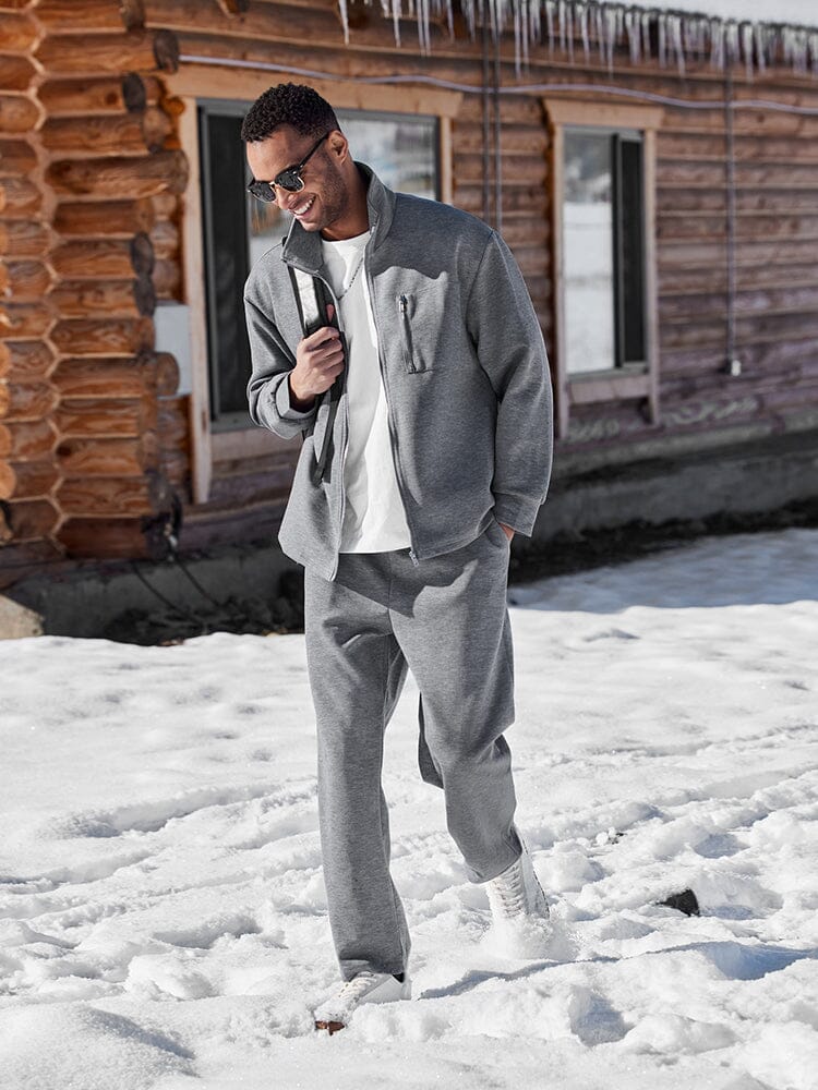 Athleisure Regular Fit Jacket Outfit (Live Only)