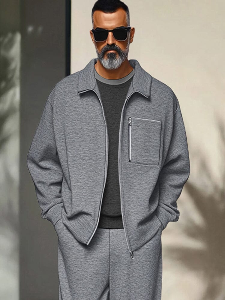 Athleisure Regular Fit Jacket Outfit (Live Only)
