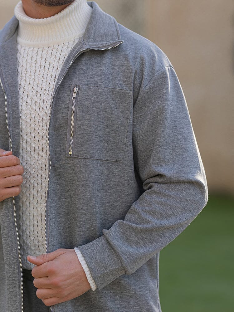 Athleisure Regular Fit Jacket Outfit (Live Only)