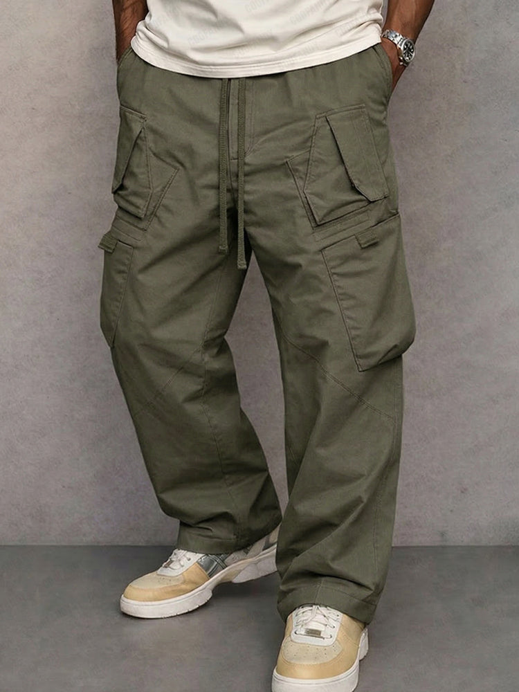 Damián | Pantalón Cargo Utilitario de Corte Recto