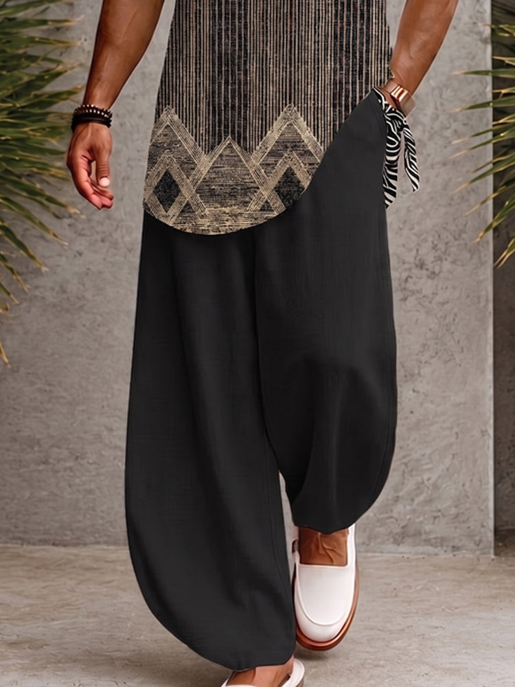 Stylish Comfort Printed Loose Fit Matching Set