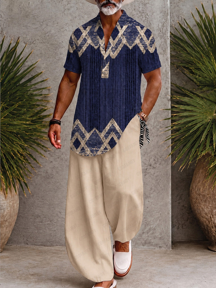 Stylish Comfort Printed Loose Fit Matching Set