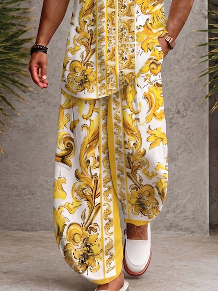 Stylish Comfort Printed Loose Fit Matching Set