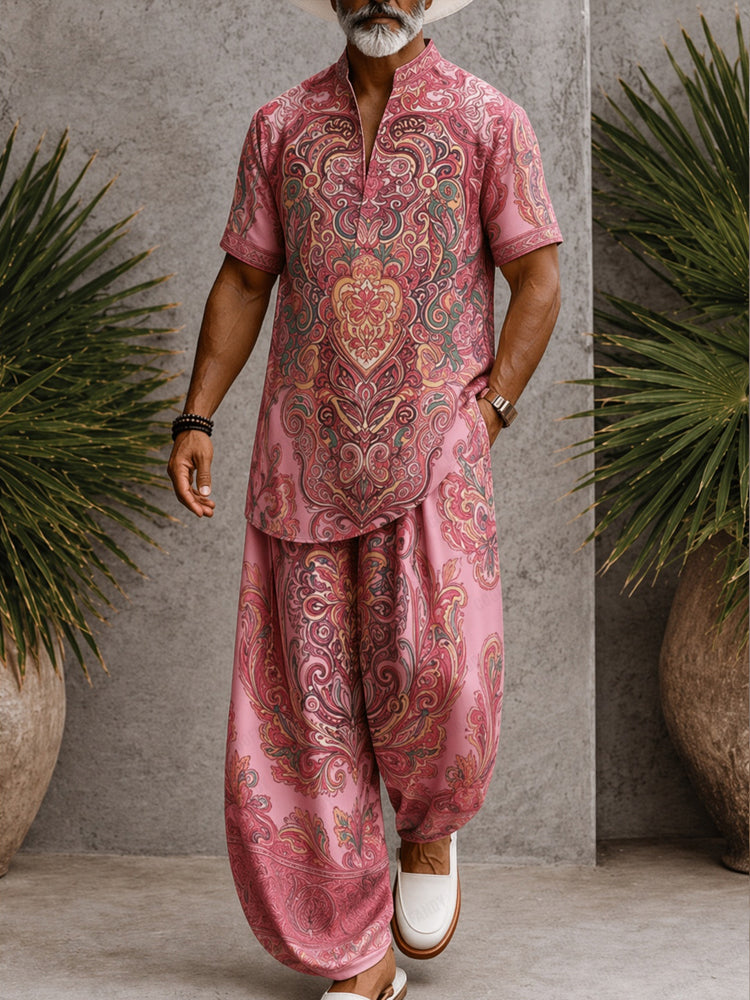 Stylish Comfort Printed Loose Fit Matching Set