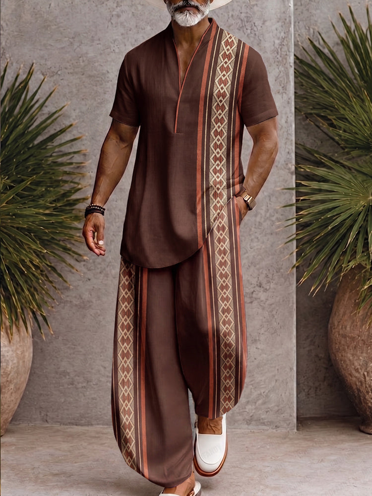 Stylish Comfort Printed Loose Fit Matching Set