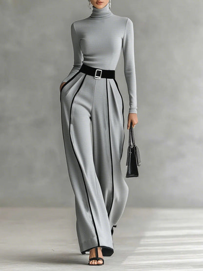 Celia | Conjunto Palazzo con Ribete en Contraste