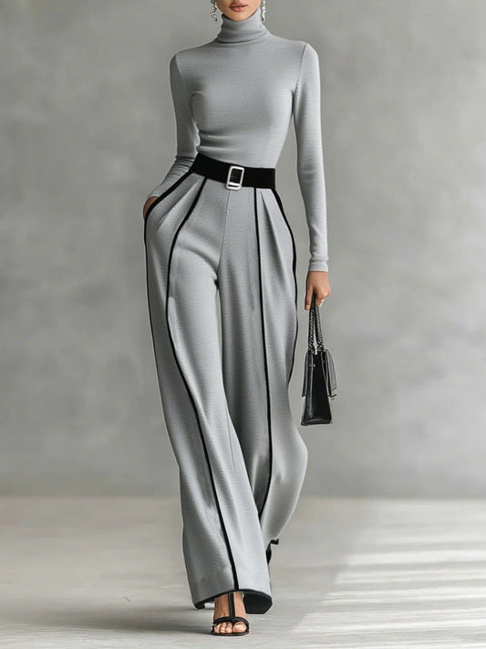 Celia | Conjunto Palazzo con Ribete en Contraste