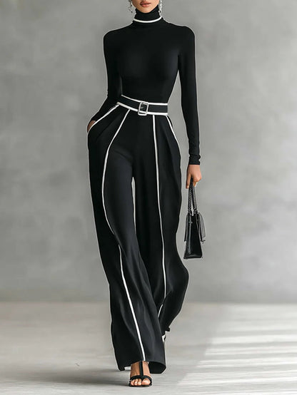 Celia | Conjunto Palazzo con Ribete en Contraste