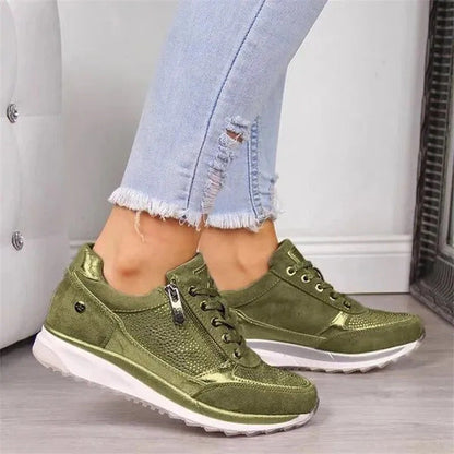 Martina | Zapatillas de Confort con Cremallera