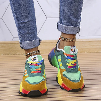 Isolina | Zapatillas Multicolor con Suela Amortiguada