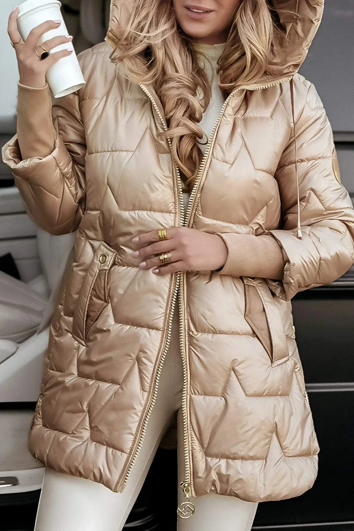 Lia | Chaqueta Acolchada con Capucha