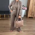 Gabriela | Conjunto de 3 Piezas con Cárdigan Largo