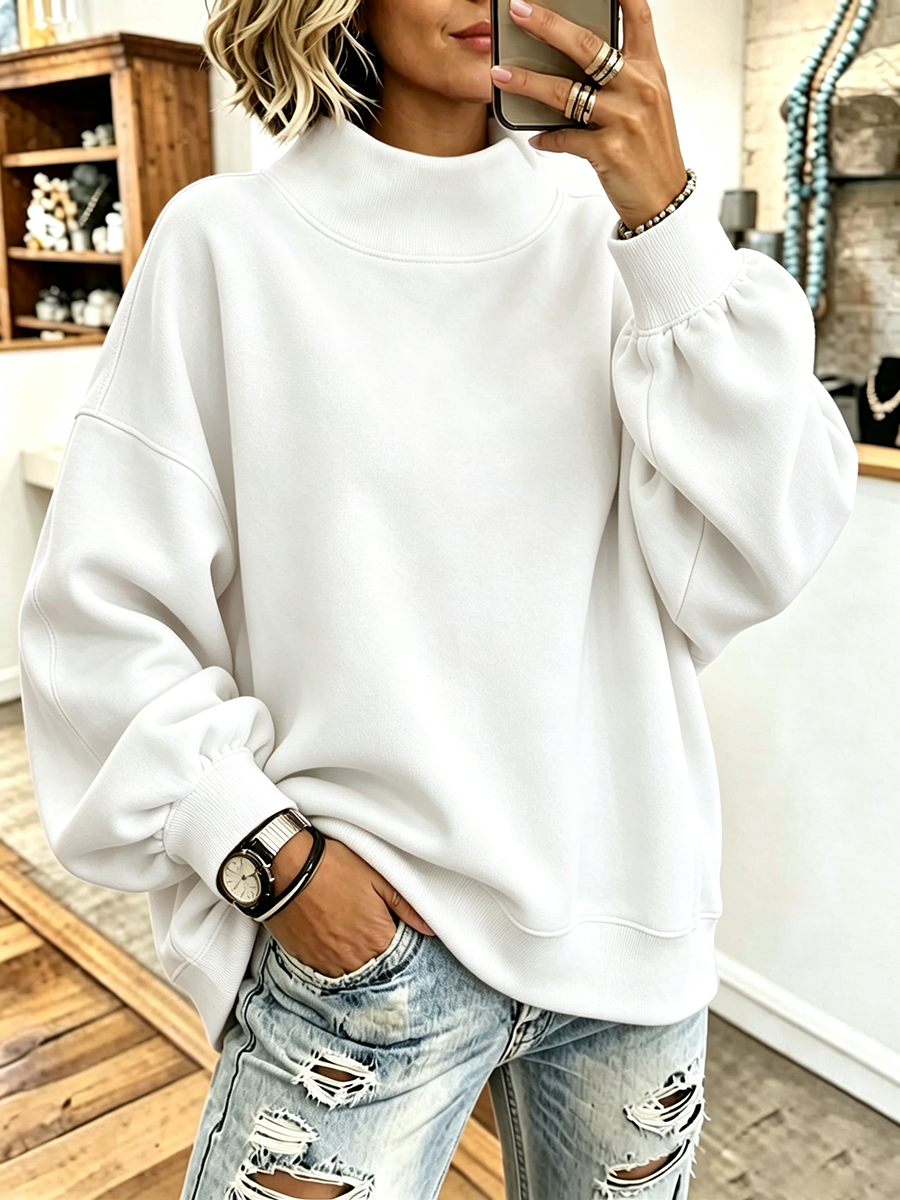 Candela | Sudadera Oversize de Cuello Alto