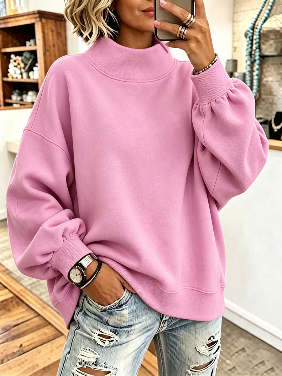 Candela | Sudadera Oversize de Cuello Alto