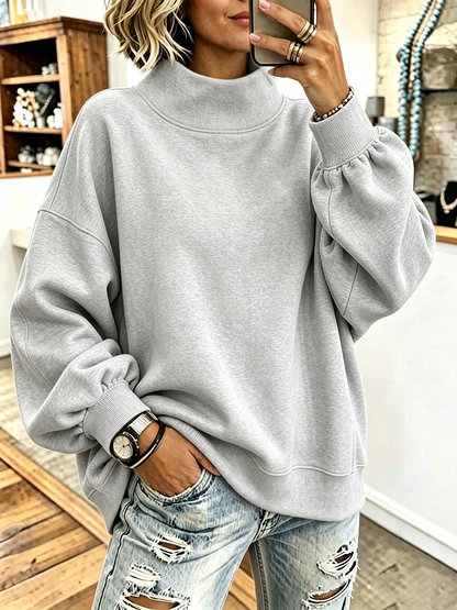 Candela | Sudadera Oversize de Cuello Alto