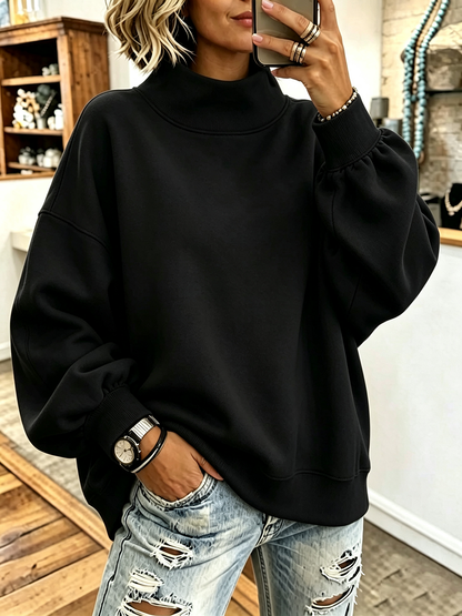 Candela | Sudadera Oversize de Cuello Alto