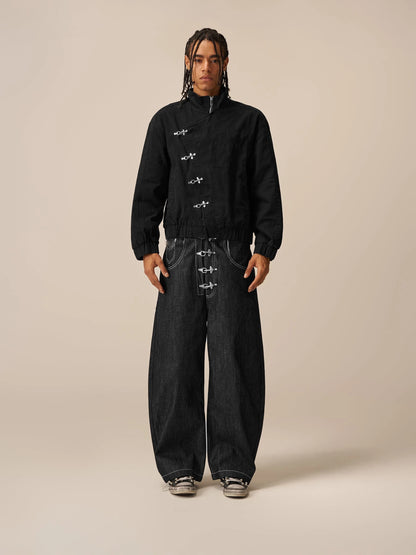 Río | Chaqueta Boxy Unisex de Algodón