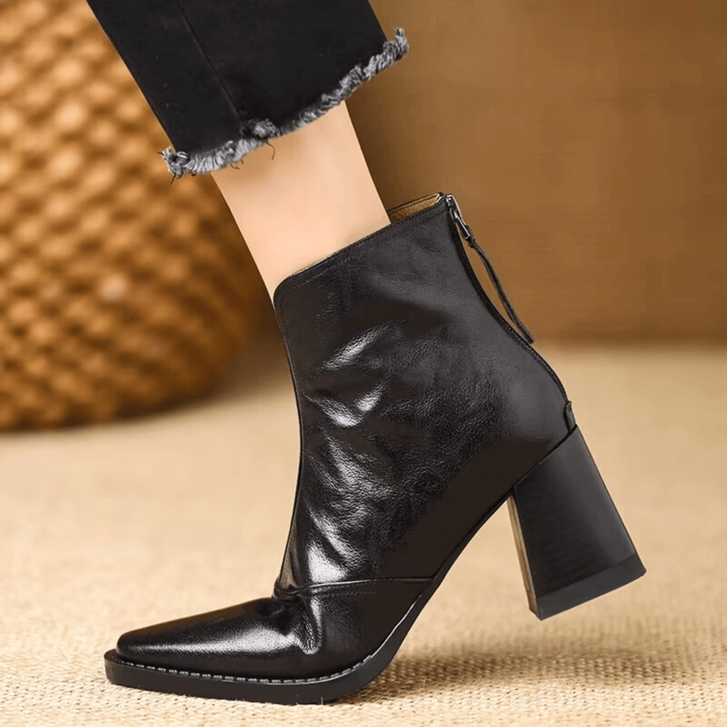 Dlaudia™ | Botines de Tacón Medio de Lujo