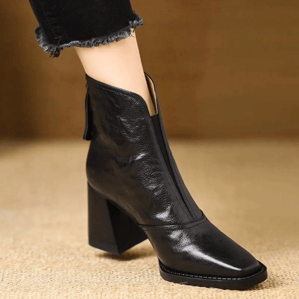 Dlaudia™ | Botines de Tacón Medio de Lujo